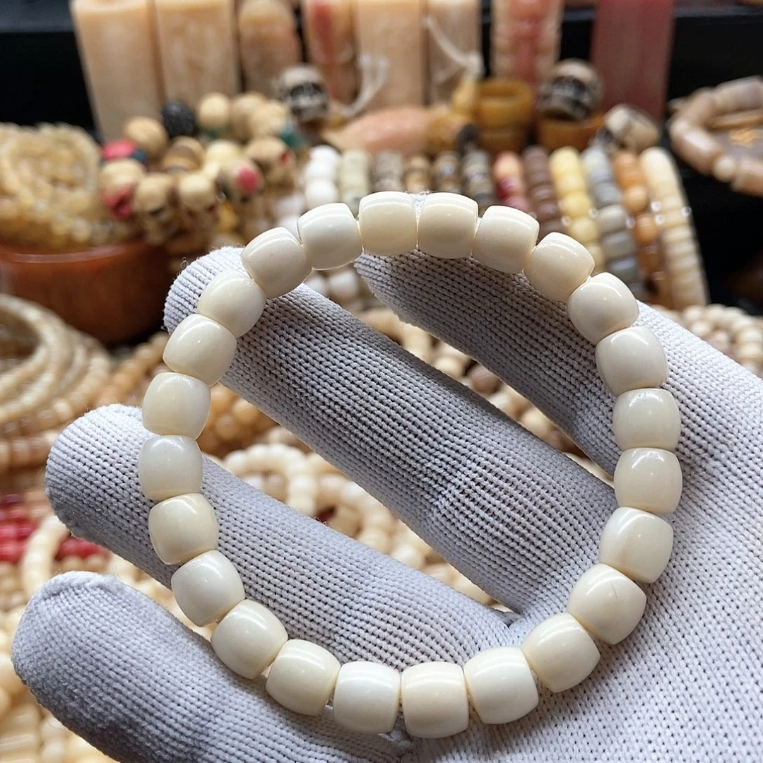 【闪购商品】驼骨其他驼骨精工老白料9毫米