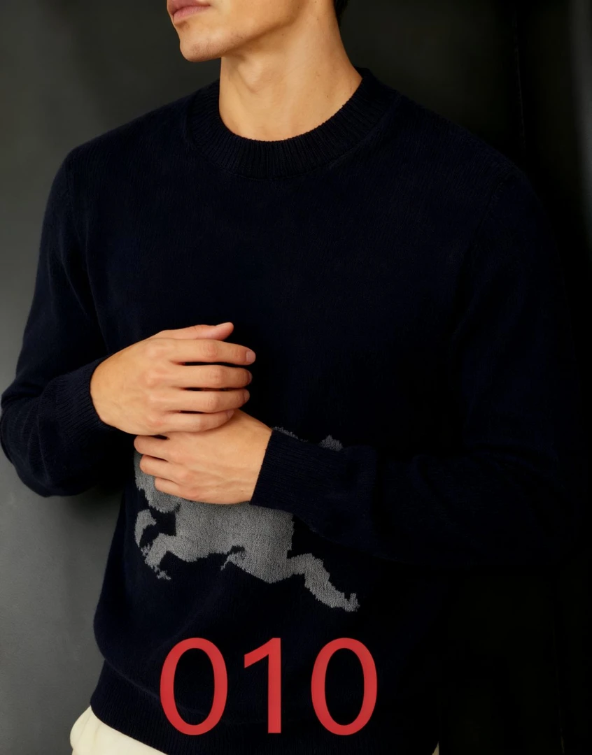 010B毛衣休闲加厚套衫男士针织针织衫