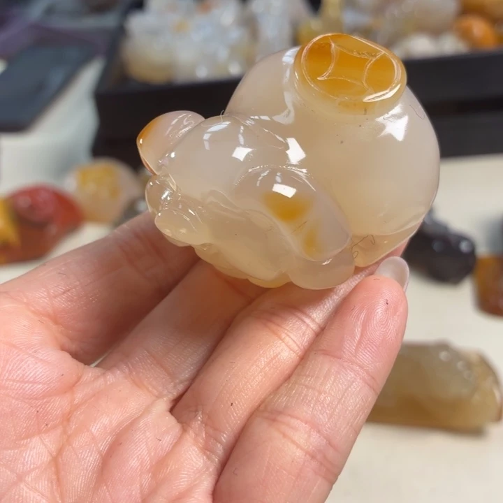 玛瑙/玉髓未镶嵌吊坠(不含链)