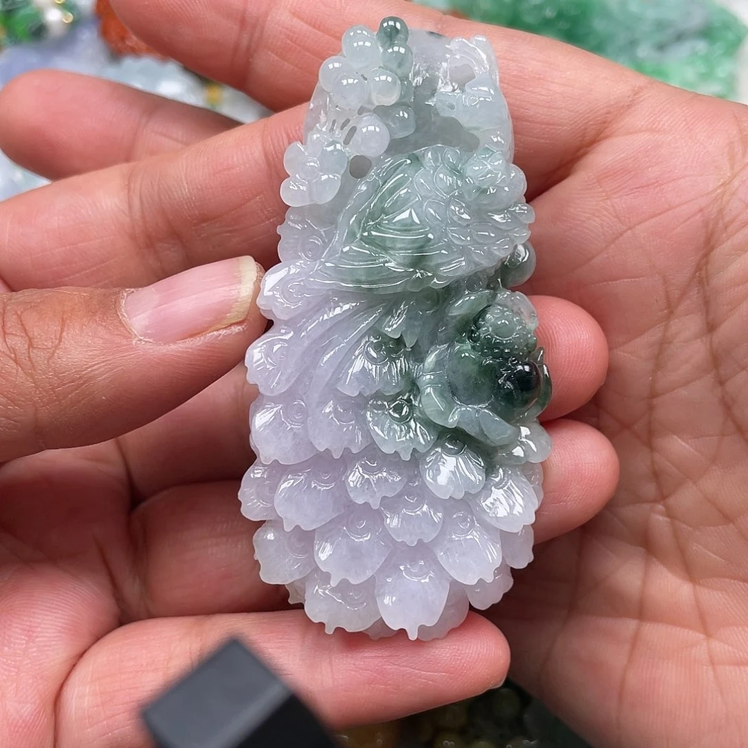 颈饰未镶嵌翡翠翡玉缘翡翠