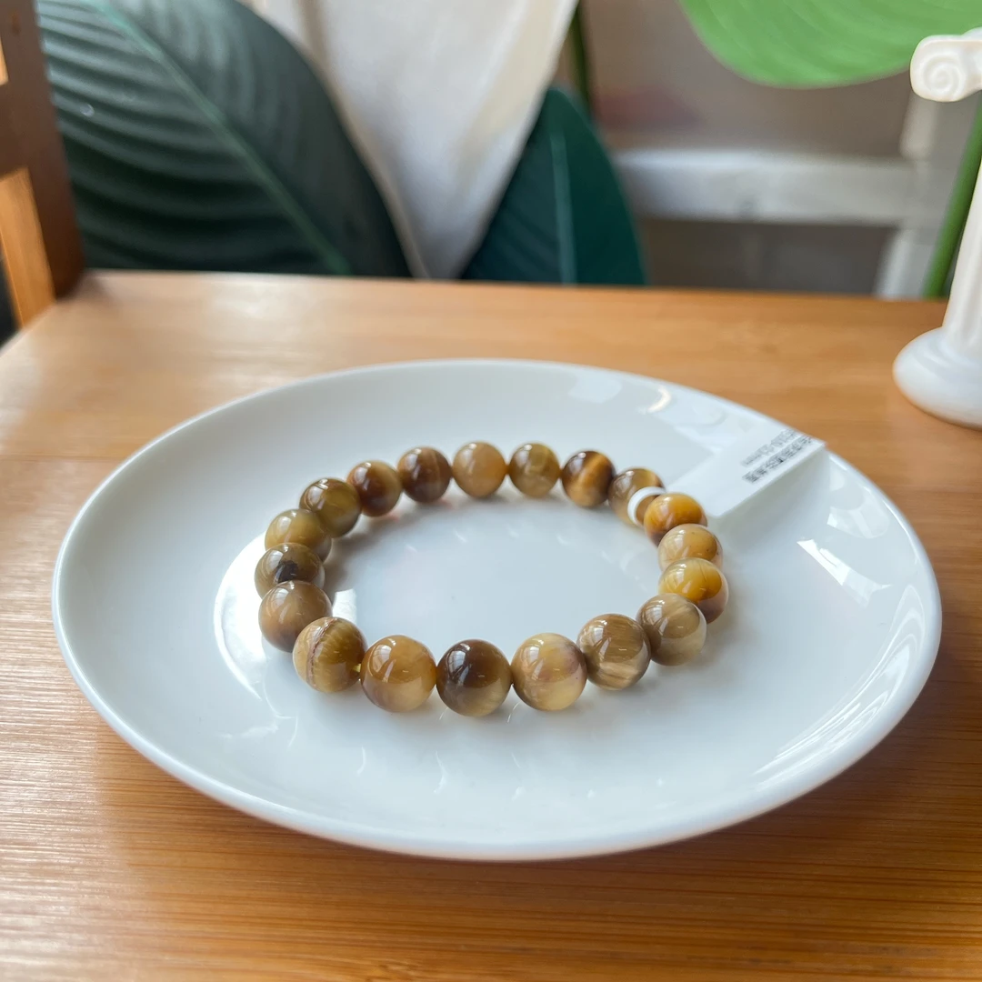 【郭老师】约10-11mm金虎眼圆珠单圈手串