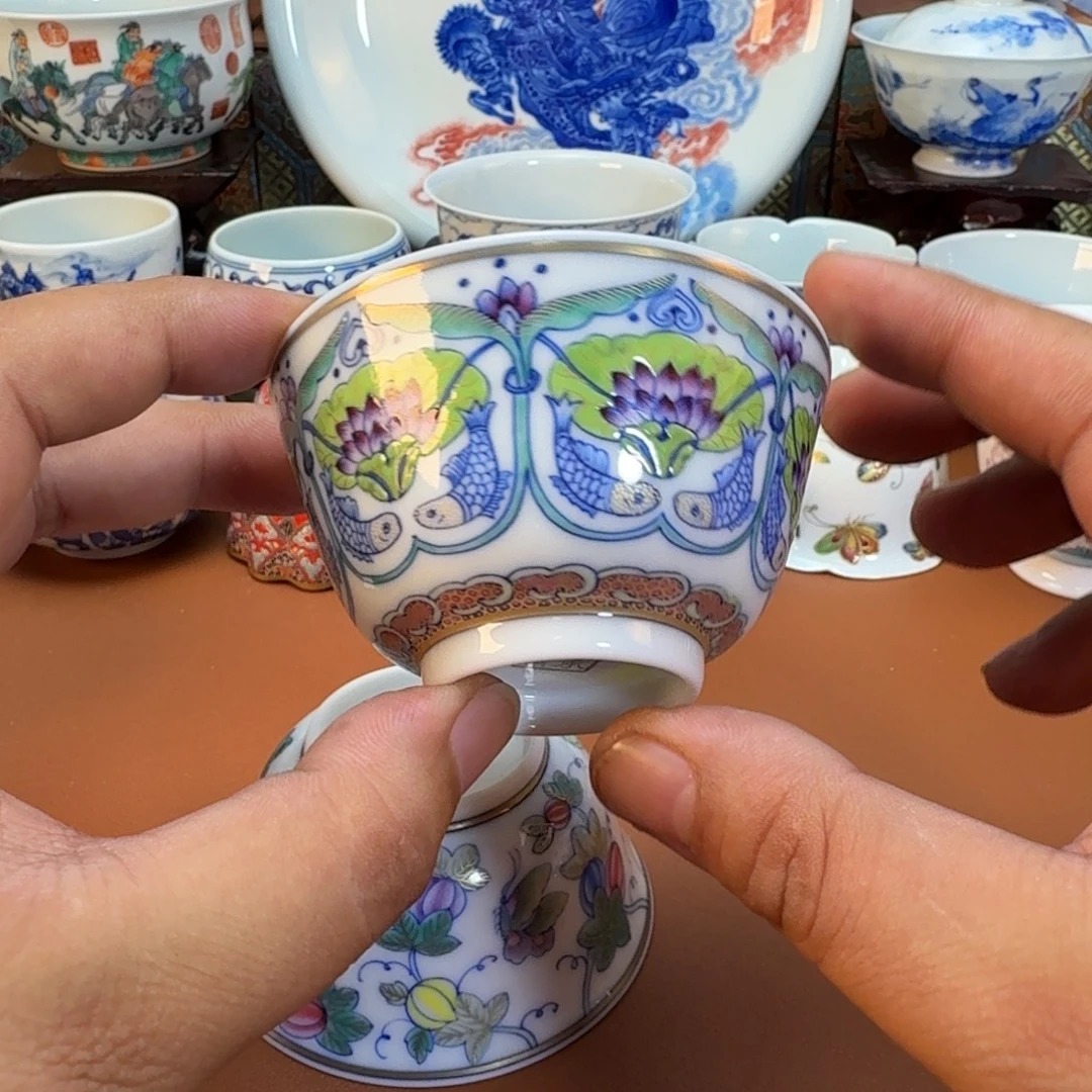 O***Q杯子景德镇全手工手绘陶瓷