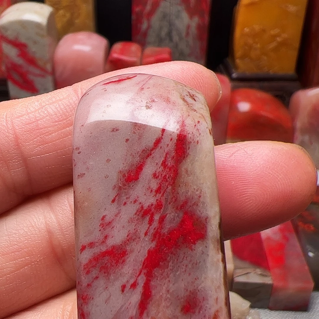 昌化石昌化鸡血石印章