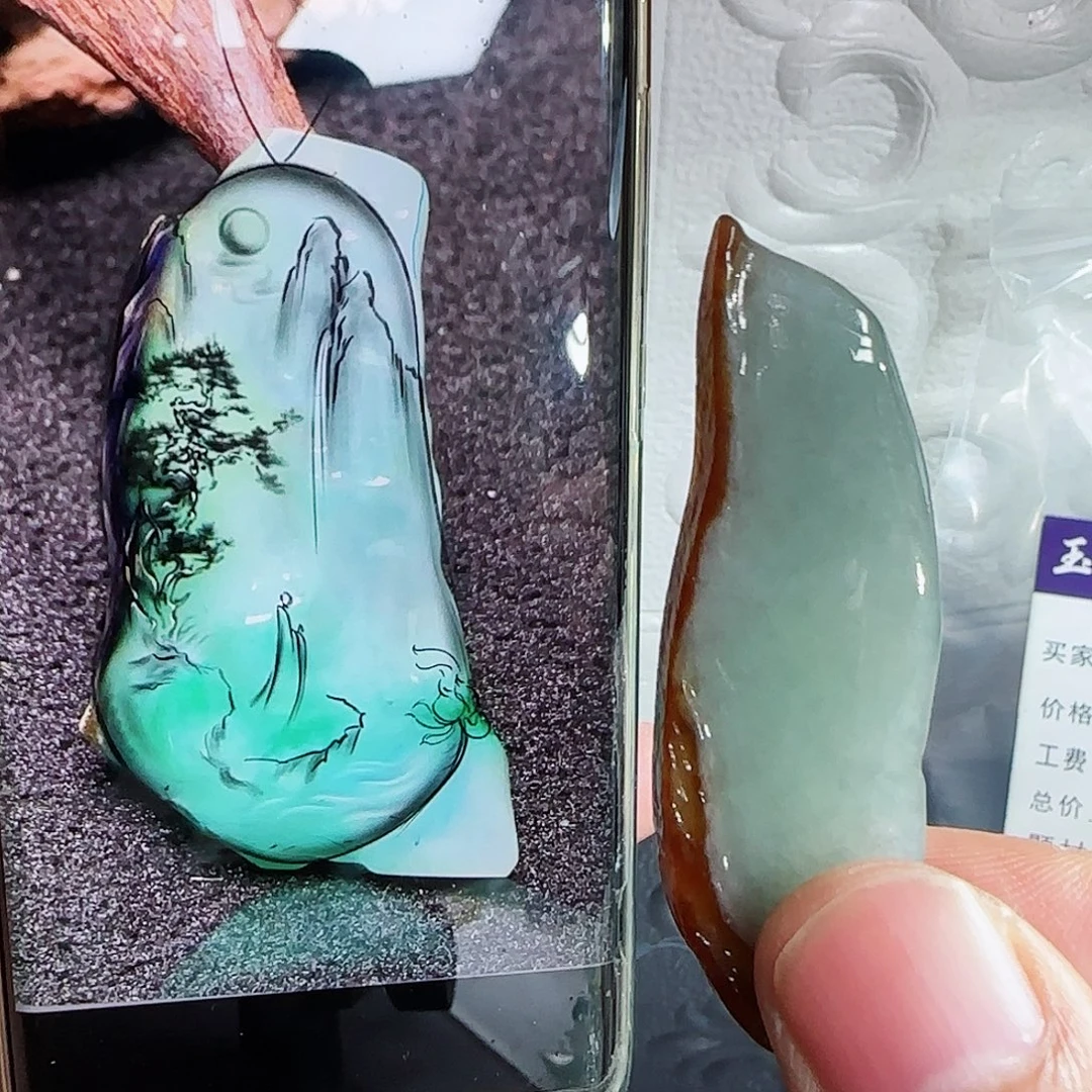 未镶嵌定制翡翠缅甸天然A货翡翠含老师工艺