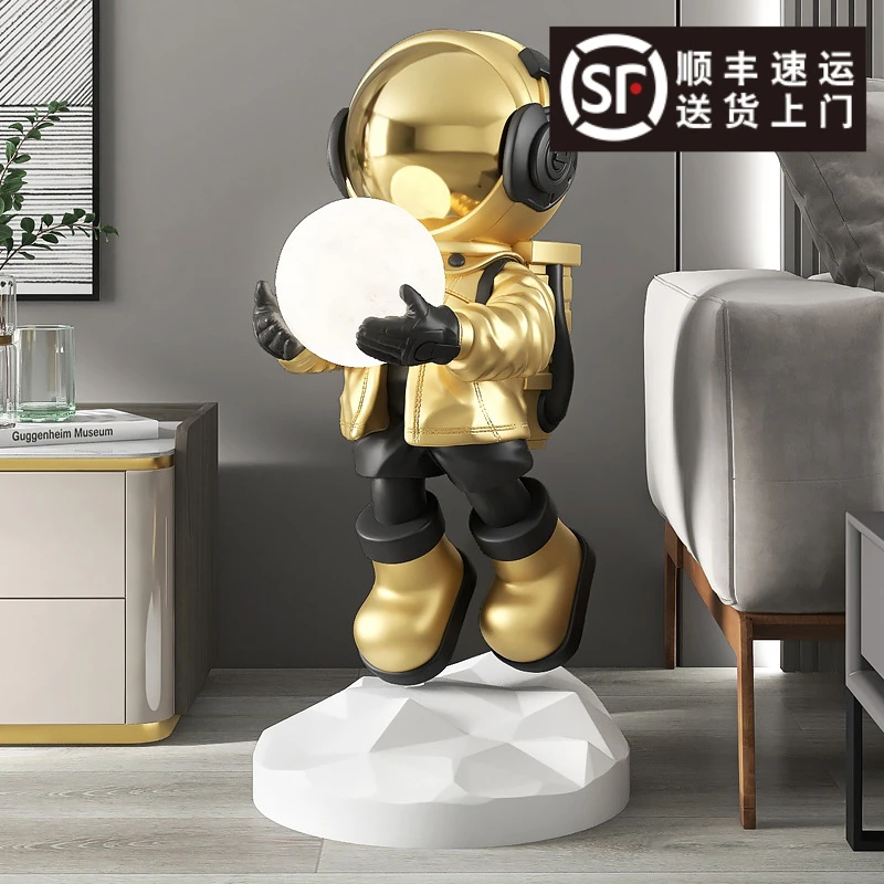 【变色夜灯】宇航员落地摆件客厅装饰电视柜太空人家居饰品礼品