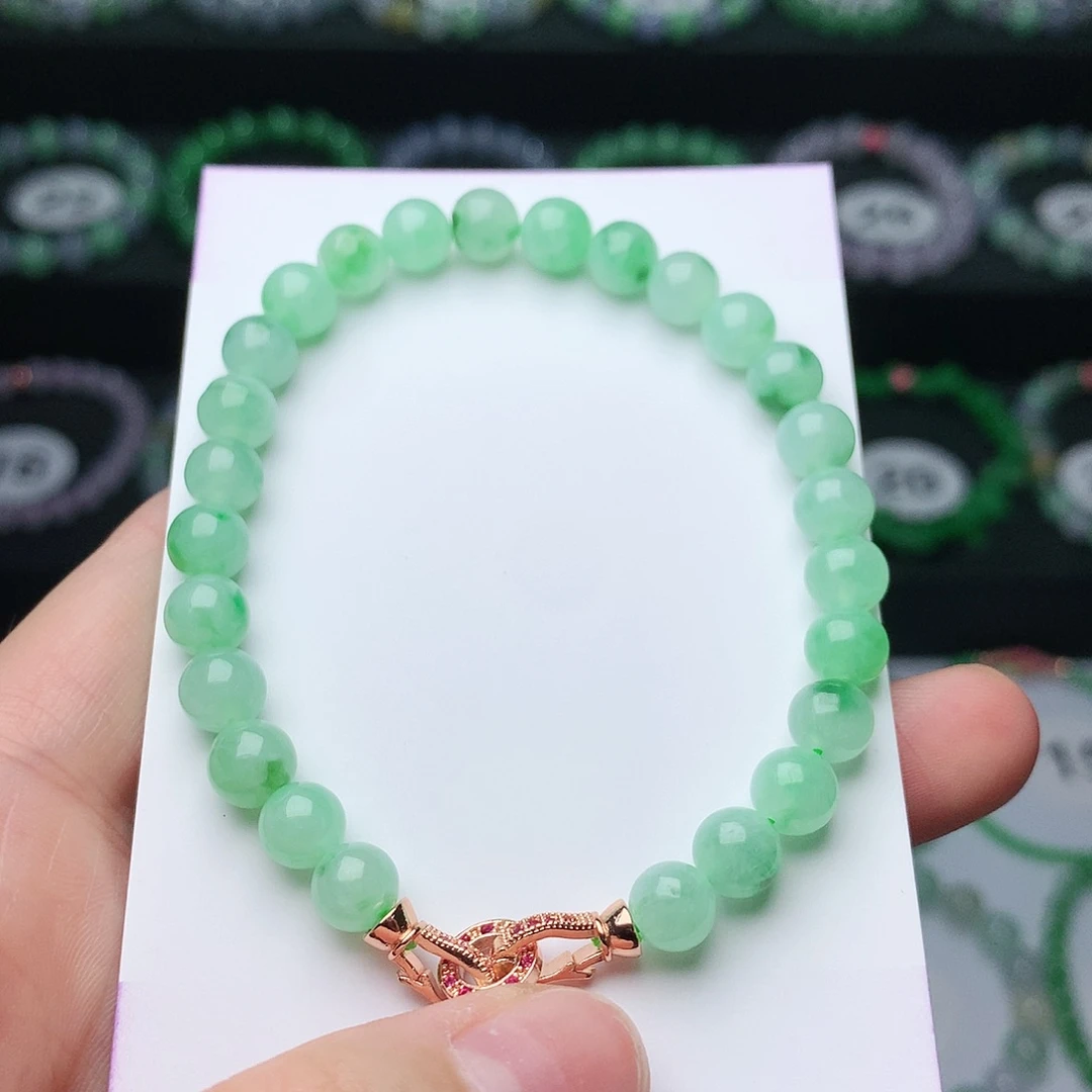 未镶嵌手链翡翠翡翠