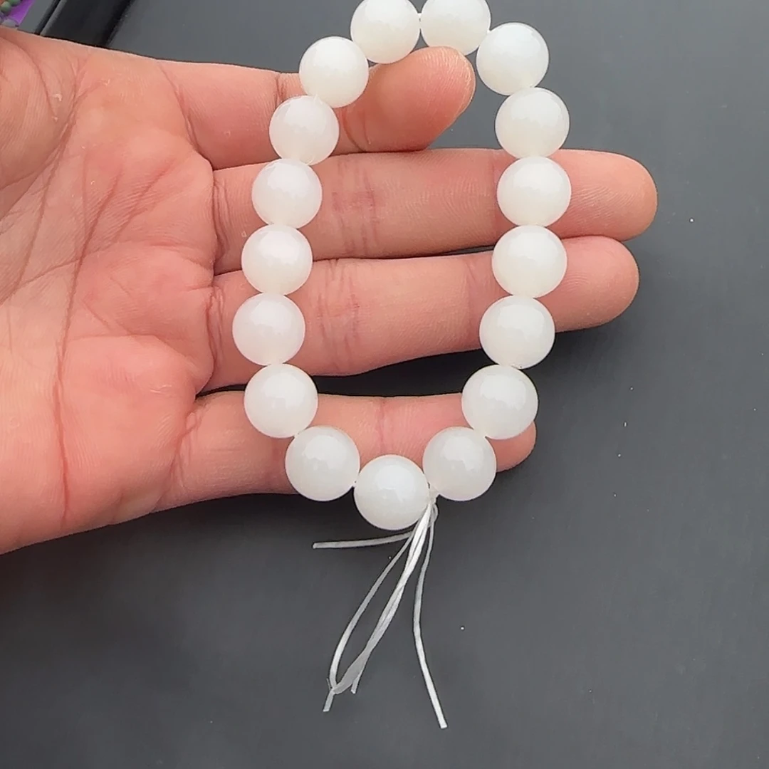 【闪购商品】和田玉手串未镶嵌白玉手串