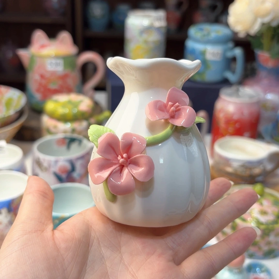 景德镇手绘高温釉下彩陶瓷茶具