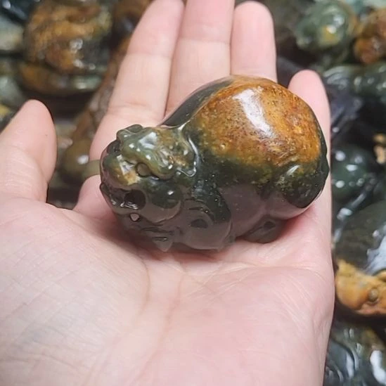 岫岩河磨玉（透闪石质玉）未镶嵌挂件