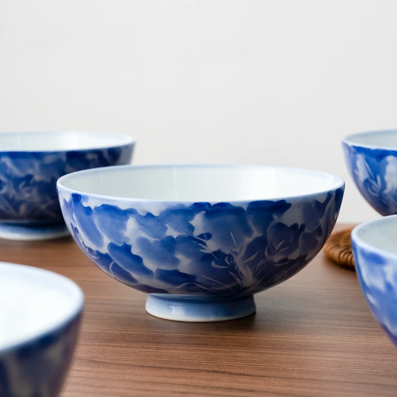 【套装】美浓烧日本进口陶瓷饭碗家用日式高颜值网红碗精致釉下彩碗