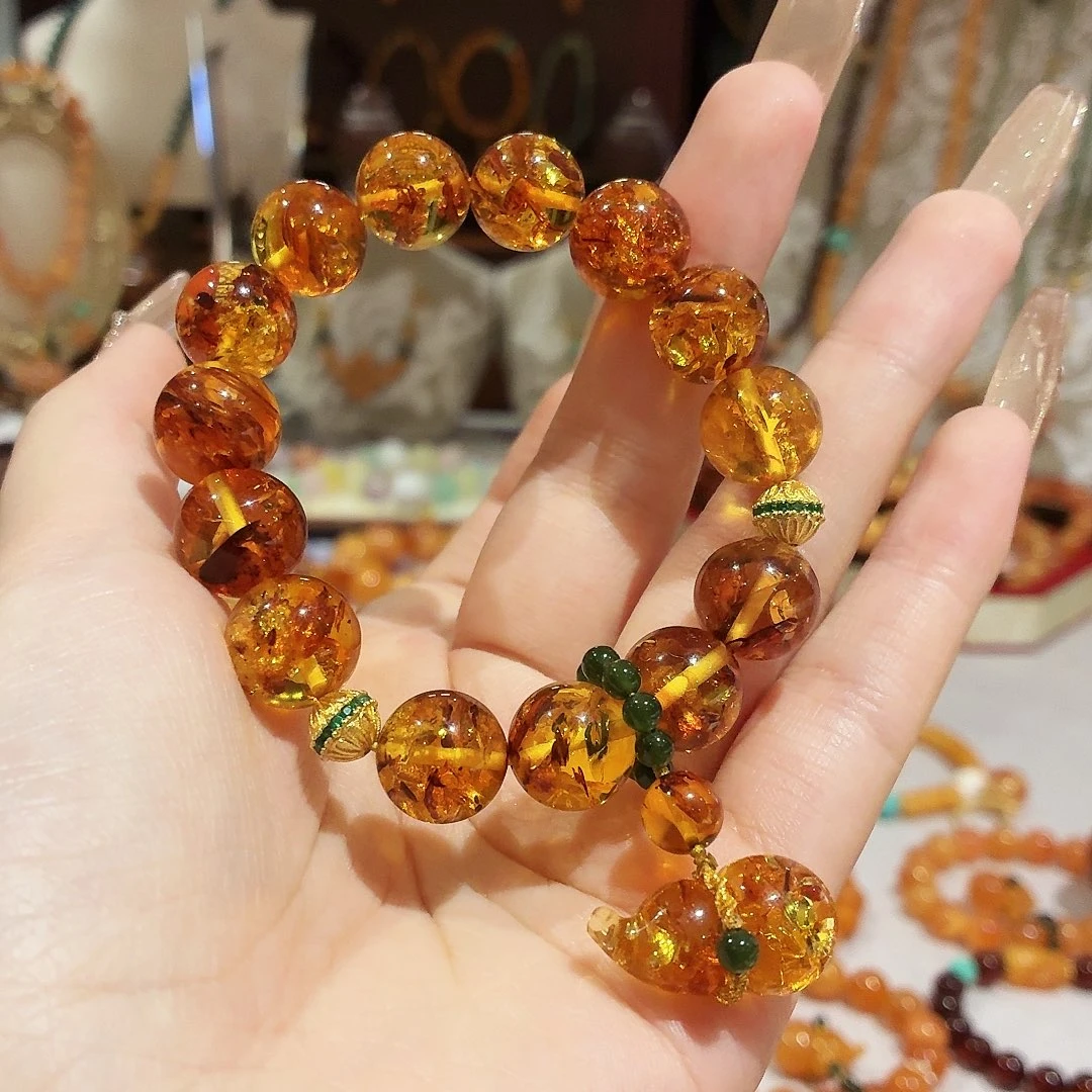 蜜蜡未镶嵌手链手串