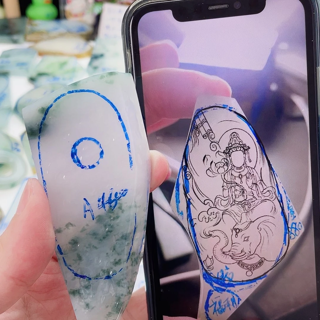 未镶嵌定制翡翠包工