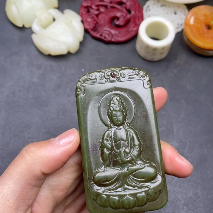 吊坠白玉菩提摆件