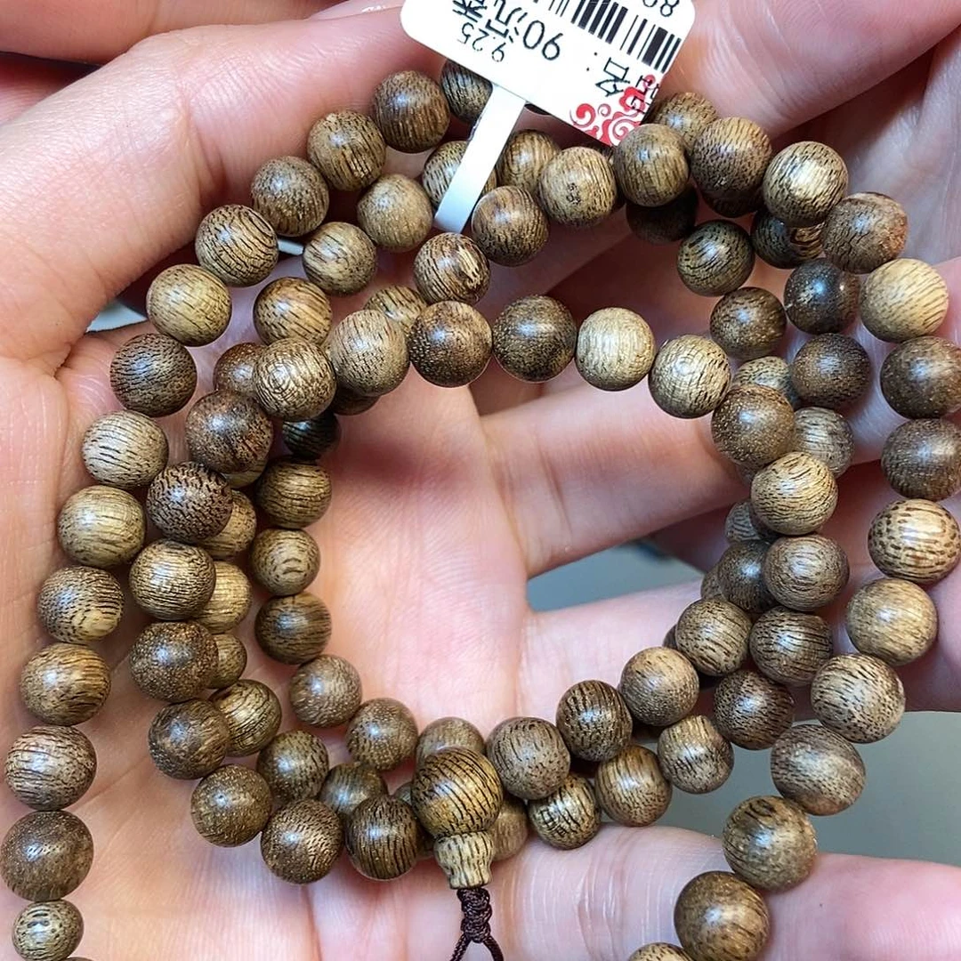 手串沉香天然野菩萨棋0.75，14克，90