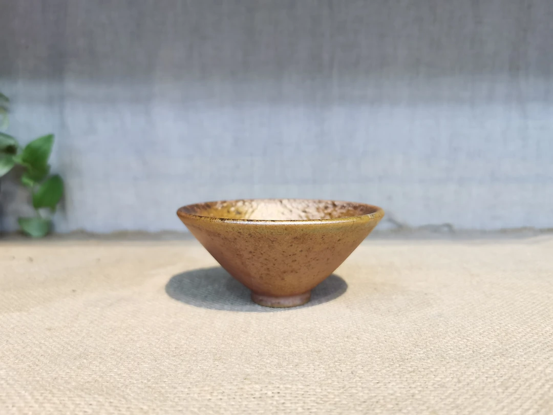 云南建水紫陶浪鬼禅寂柴烧作品精品斗签杯90毫升