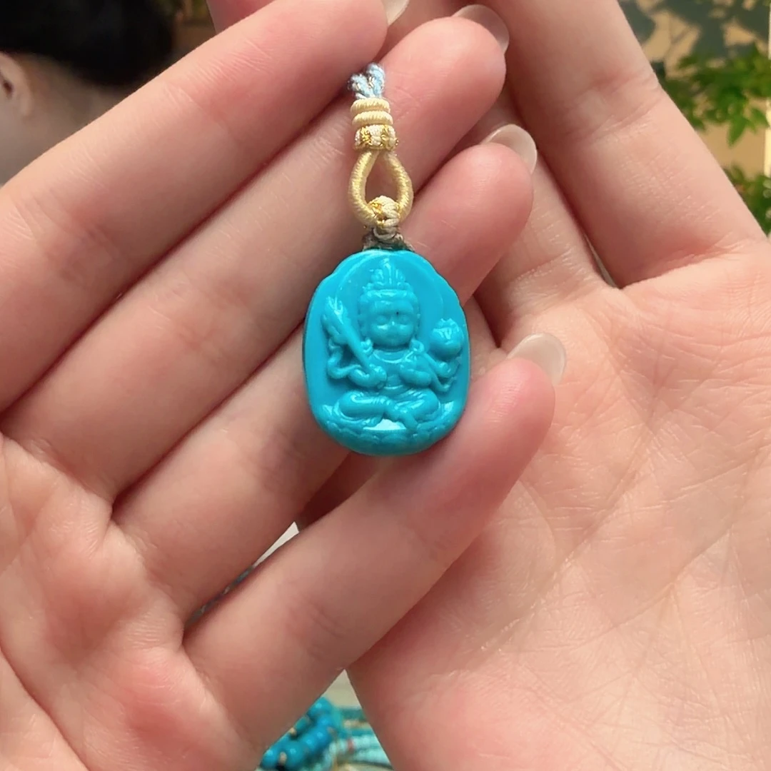 绿松石未镶嵌颈饰