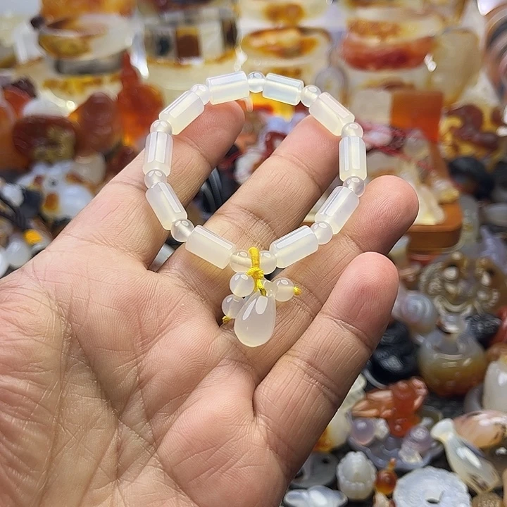 玛瑙/玉髓未镶嵌手链