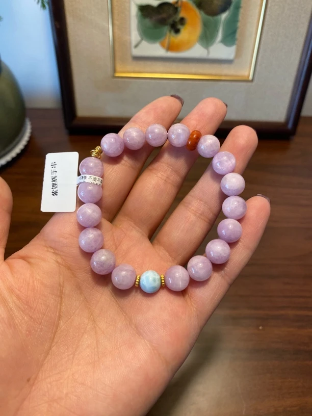 紫锂辉手串单圈02380537