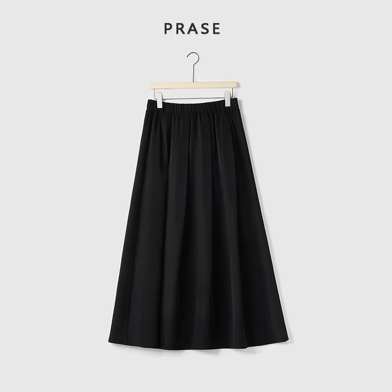 PRASE·噜【乐游】微胖轻奢设计款春进口SPH防晒垂顺半身裙PR503C68