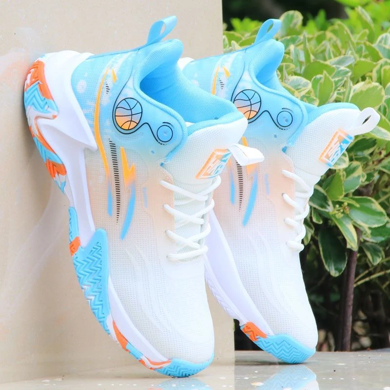 【新疆包邮】青少年鞋子男时尚篮球鞋耐磨防滑运动休闲鞋2024新款高