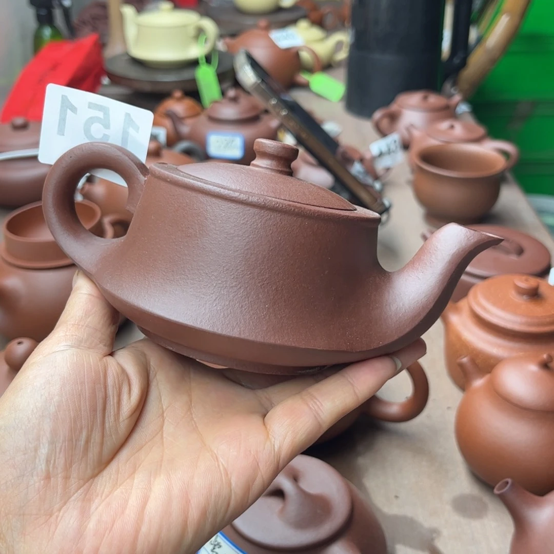 紫砂茶壶祥***儿底槽清半手240cc