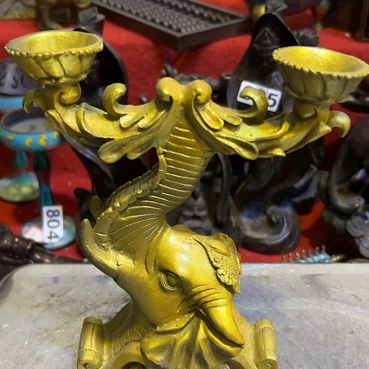 黄铜摆件，文房工艺品摆件