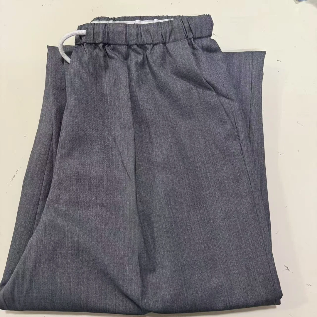 女士轻薄羊毛直筒西装休闲神裤夏季