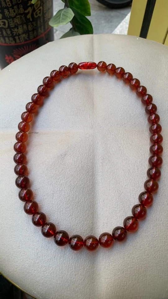 琥珀缅甸血珀妈妈链10+mm