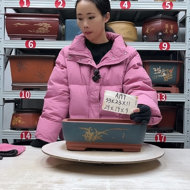 紫砂花盆紫砂花盆