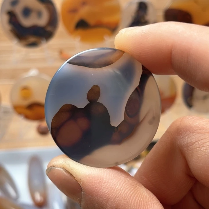 玛瑙/玉髓吊坠未镶嵌