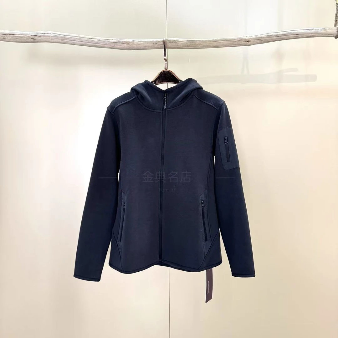 【金典名店】353显瘦加绒连帽外套
