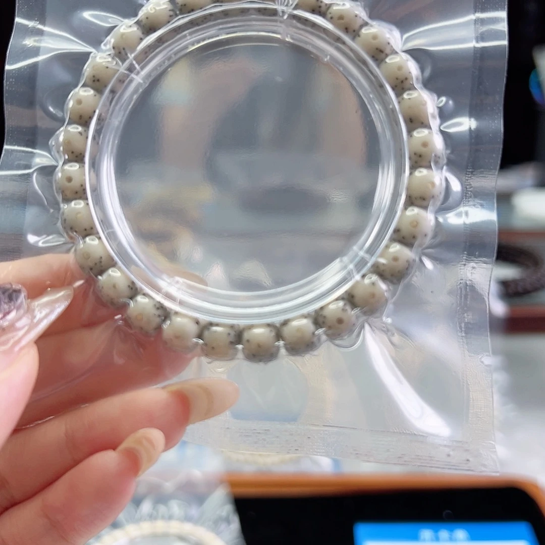 星月菩提手串cc8-7 牛毛星 半壁大眼睛