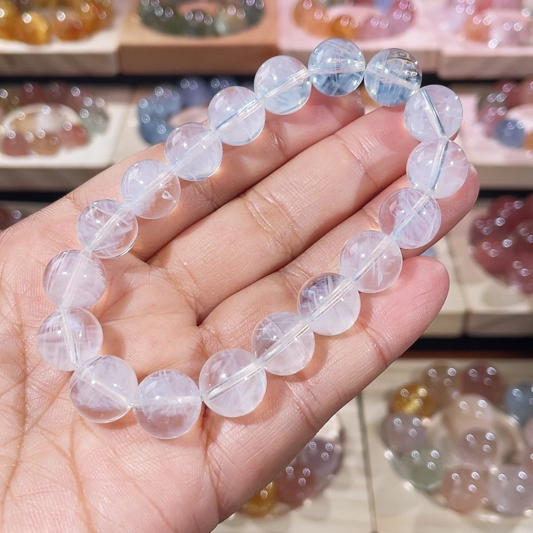 未镶嵌水晶手链蓝针手链