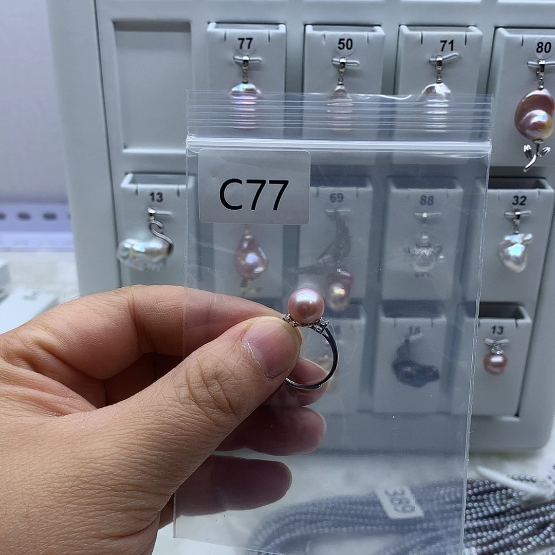 淡水珍珠吊坠(不含链)合金