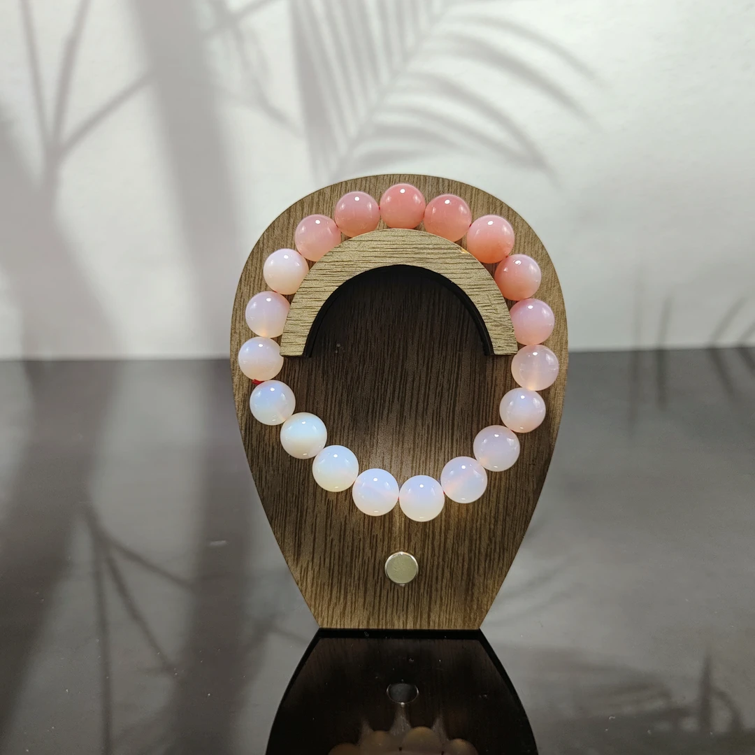 N玛瑙渐变圆珠手串（卡11）1223