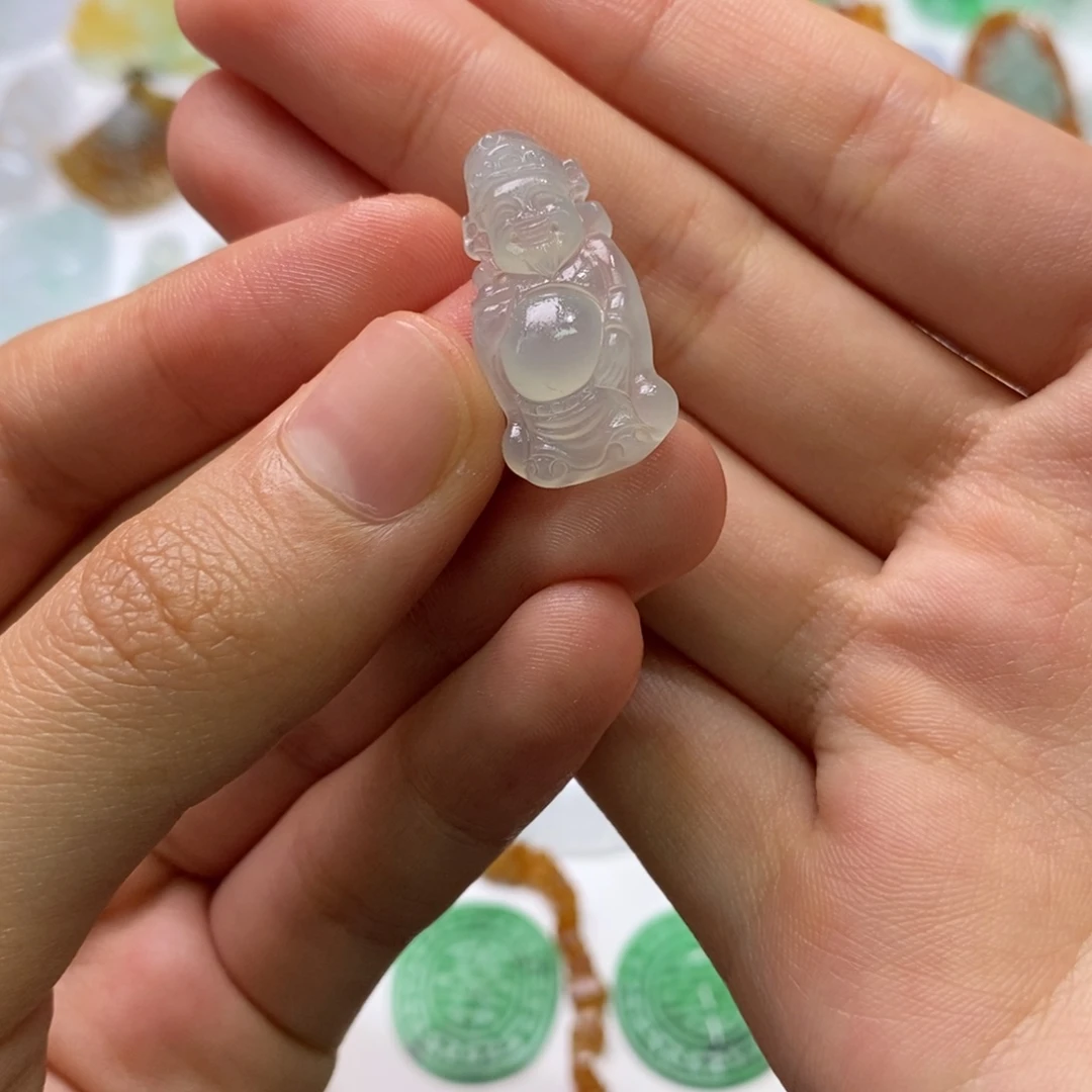 定制翡翠未镶嵌吊坠