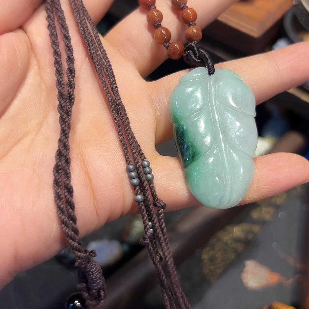 翡翠未镶嵌颈饰原创