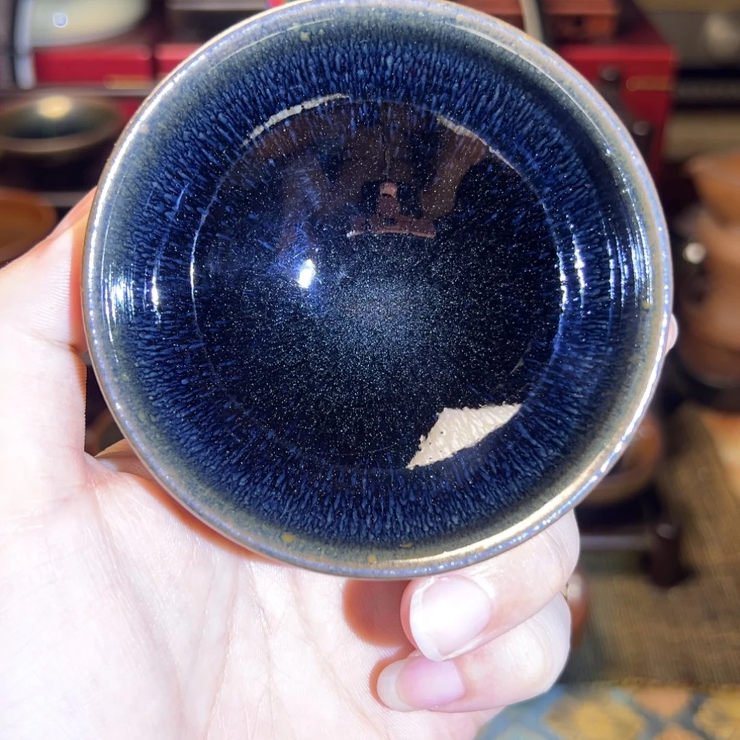 茶盏柴烧青蓝豪8.8口香炉阁