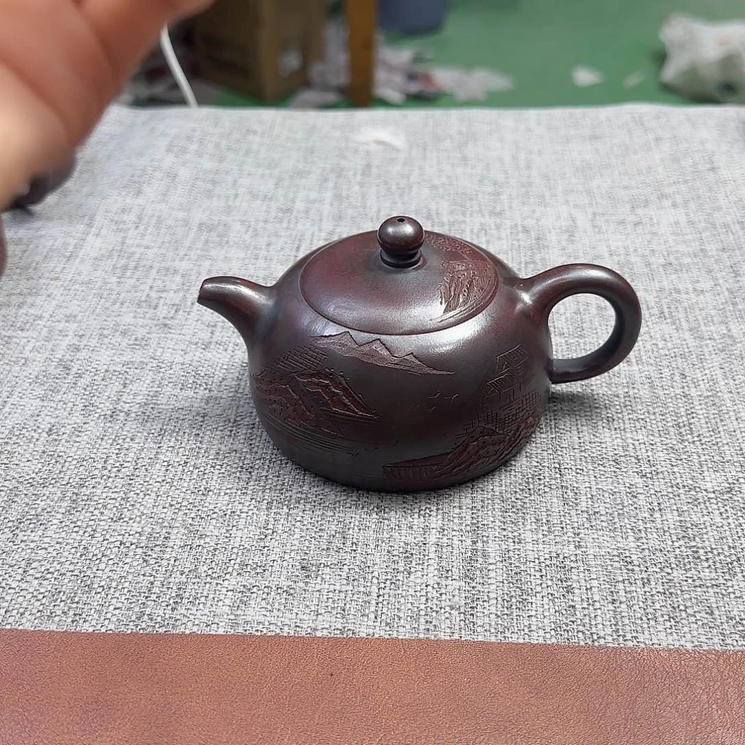 茶壶紫砂民间手艺人全手工制作