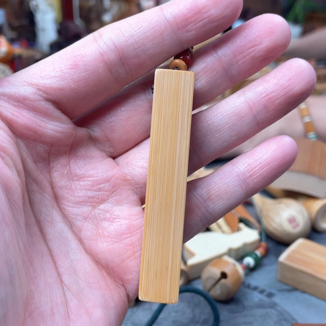 木方颜竹木艺术把件