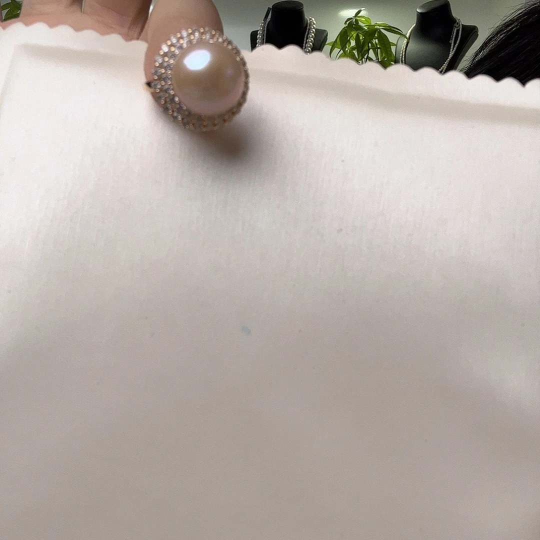 未镶嵌戒指淡水珍珠