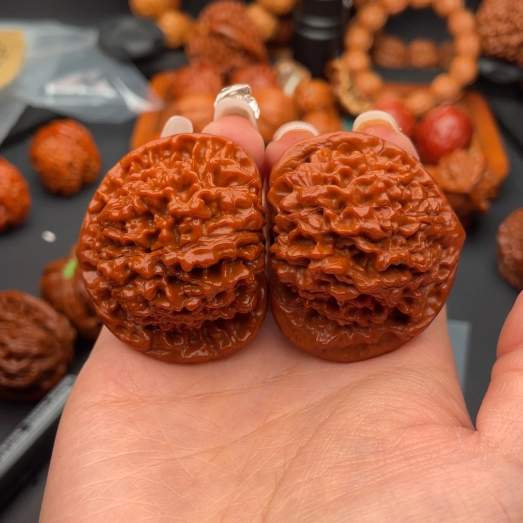 其***1把件文玩核桃官帽