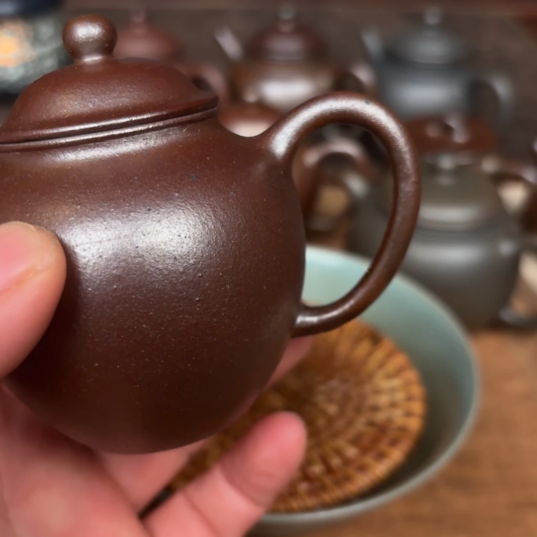 知***行紫砂茶壶微瑕小品