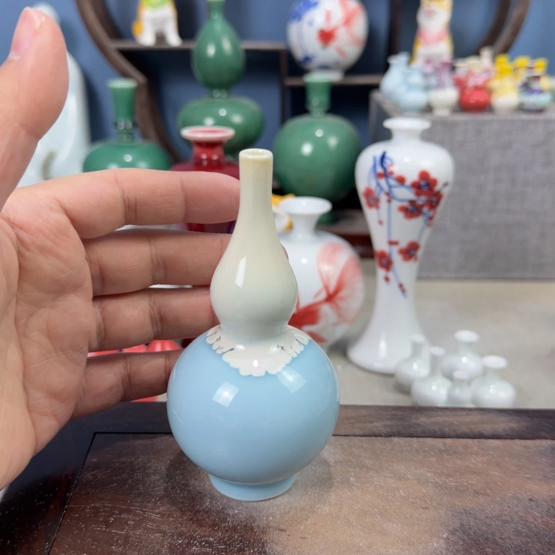 陶瓷手工小花器摆件