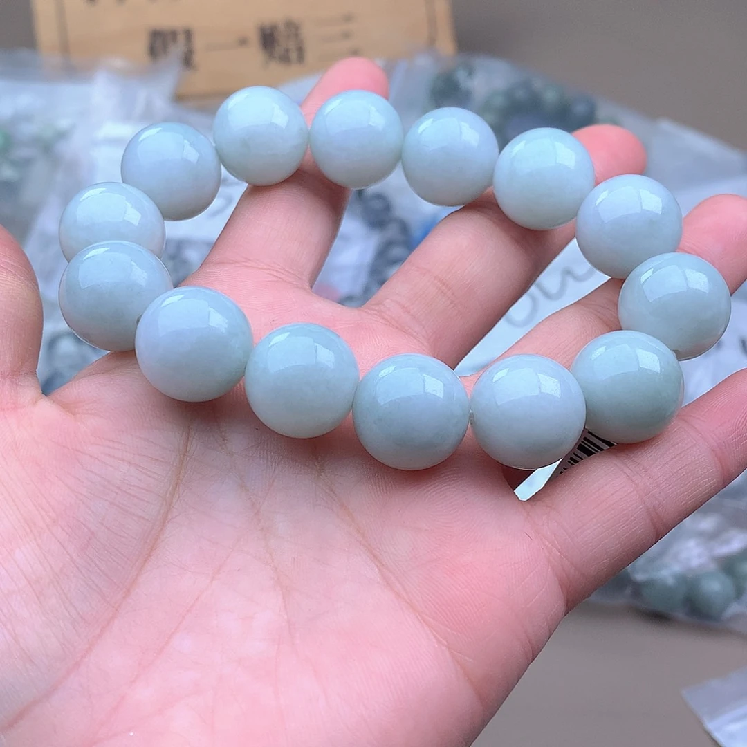 未镶嵌手串定制翡翠