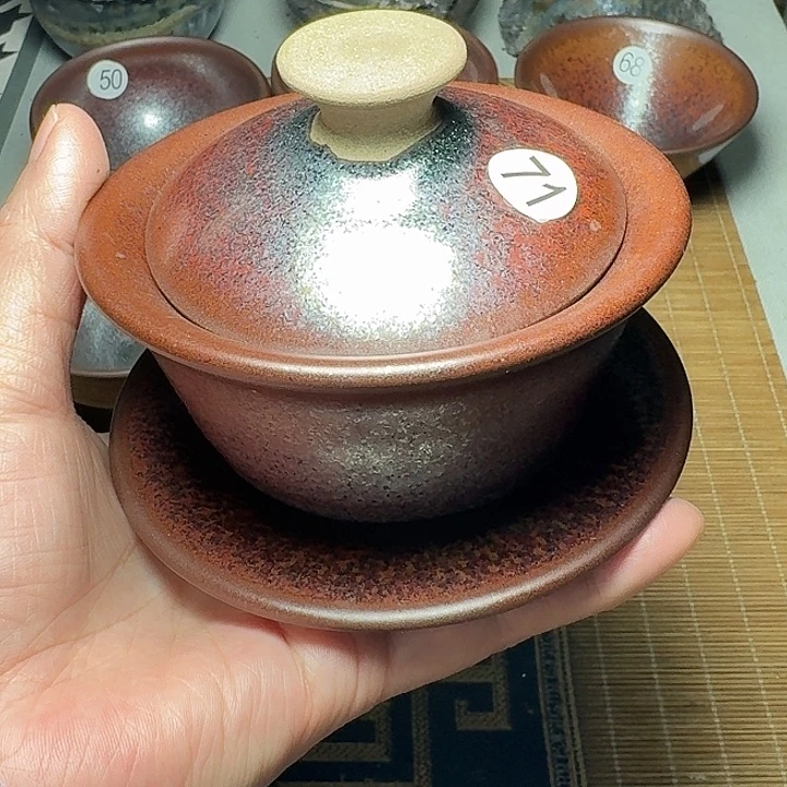 茶盏71 坚记茶盏摆件