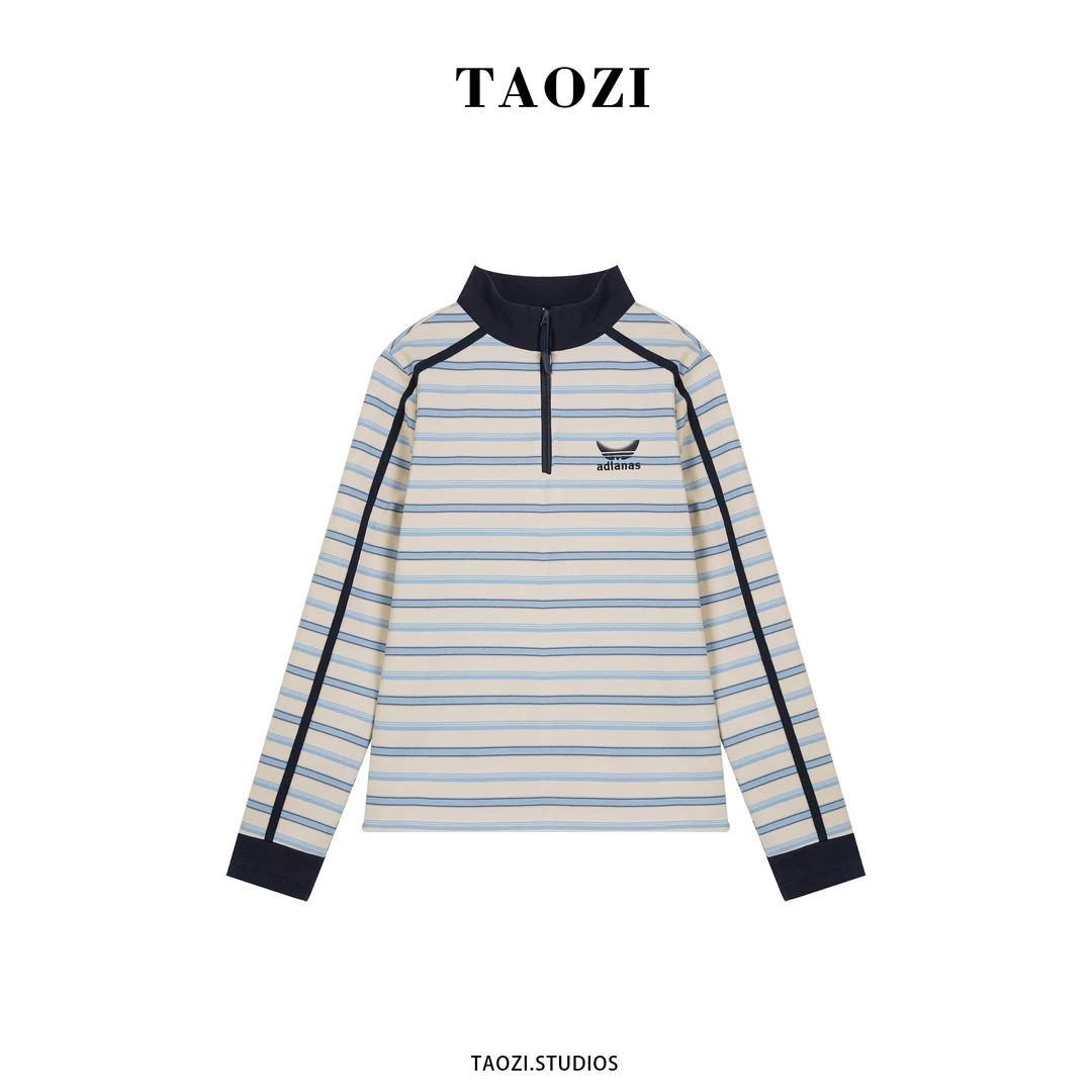 【纹纹】2025秋冬新款百搭简约时尚长袖上衣TZD361