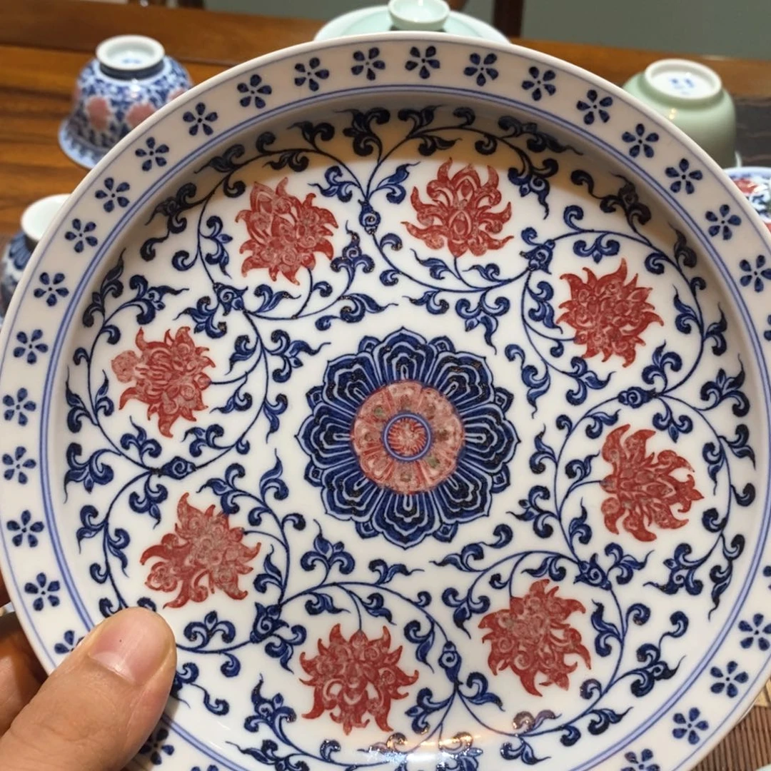 微瑕福利原矿釉里红