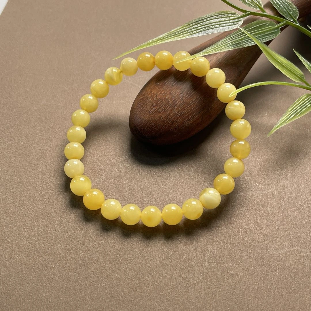 【胖丁珠宝】蜜蜡手串11-L03P33【多样性发一件】6mm