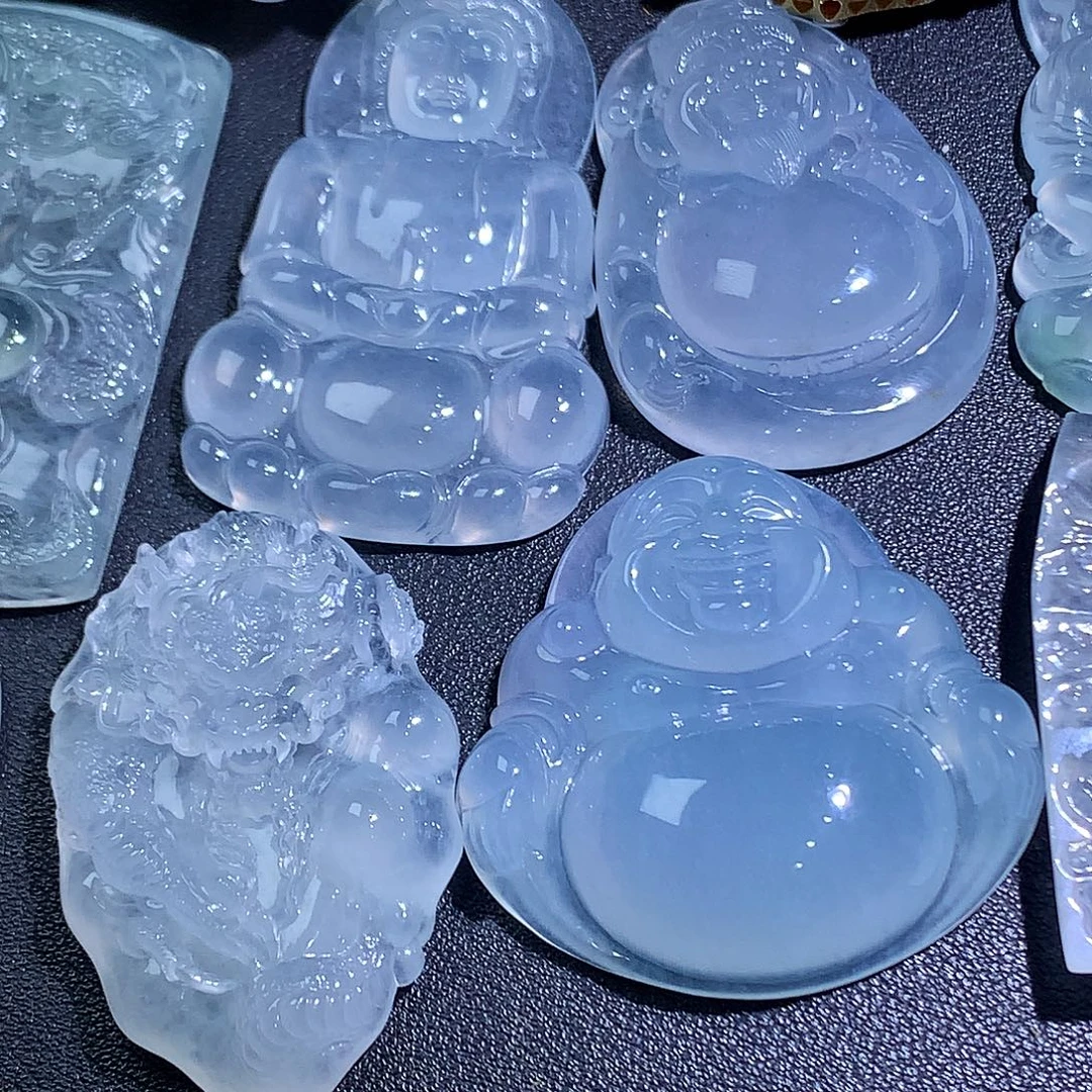 翡翠未镶嵌挂件翡翠